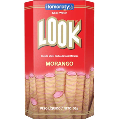 Choc Look Wafer Morango 55g