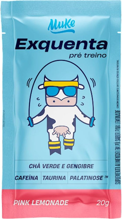 Exquenta Pré Treino Pink Lemonade Sache +MU 20g