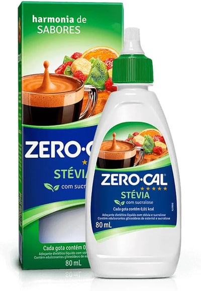 Adoçante Zero Cal Stevia 80ml