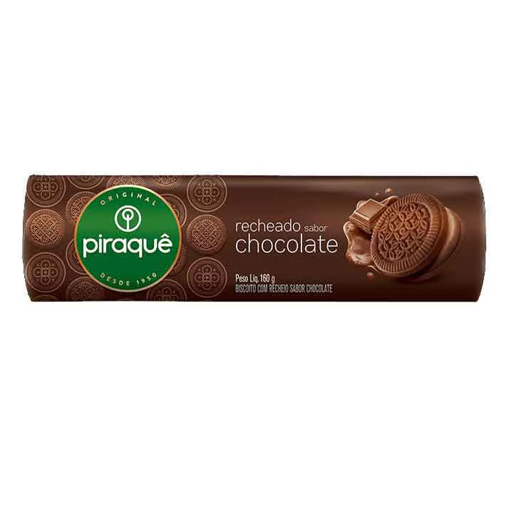 Brigadeiro Piraquê Stuffed Biscuit 160g