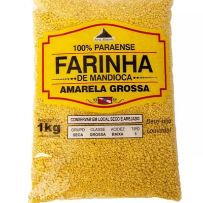 Farinha de Mandioca Amarela Grossa Serra 1kg