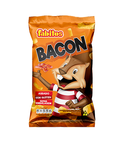 Salgadinho Assado Bacon 90g Fabitos