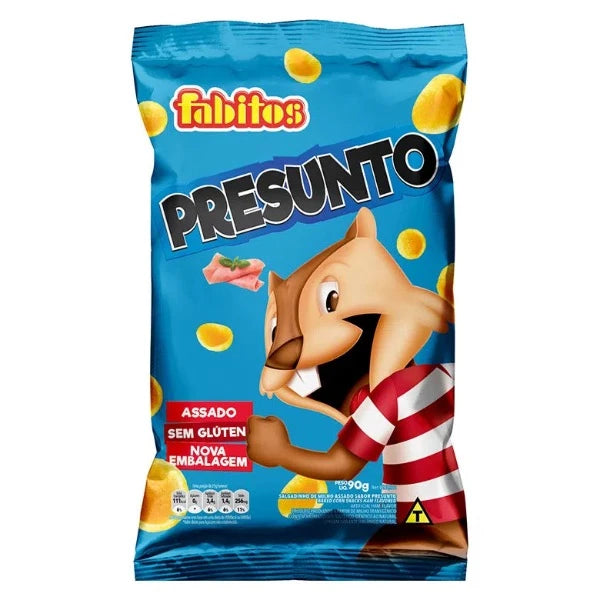 Salgadinho Assado Presunto 90g Fabitos