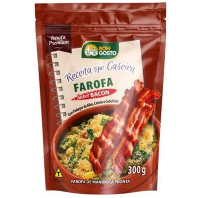 Farofa Sabor Bacon Bom Gosto 300g