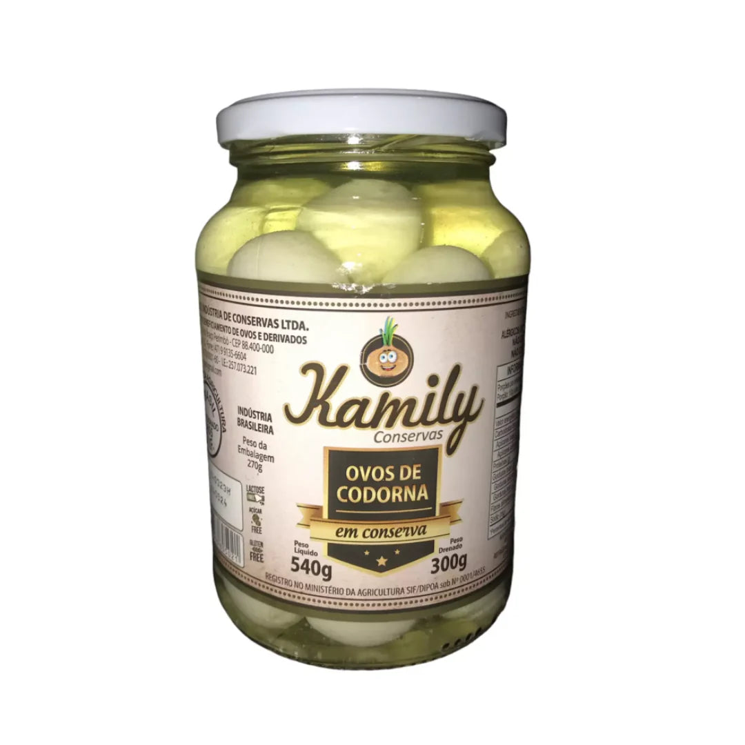 Ovo de Codorna Tradicional Kamily 295g