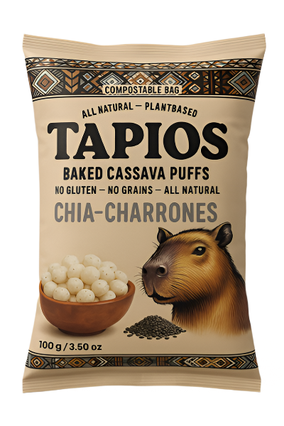 Biscoito de Polvilho Chia Tapio 100g