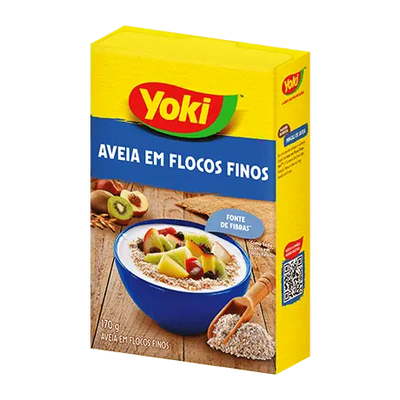 Aveia Flocos Finos Yoki 170g