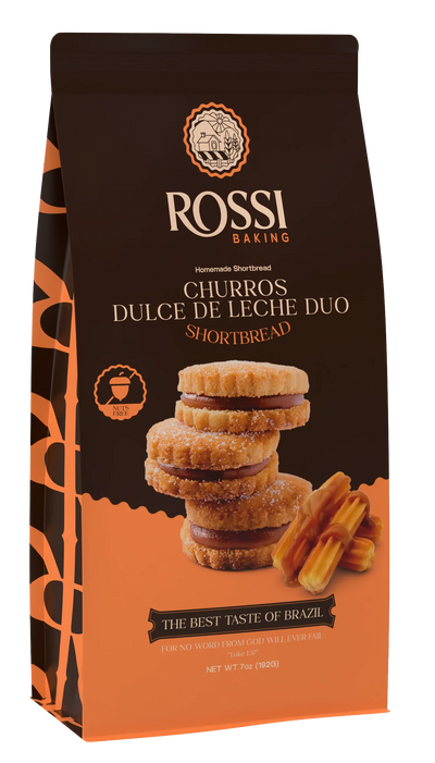 Biscoito Churros Doce de Leite 192g Rossi