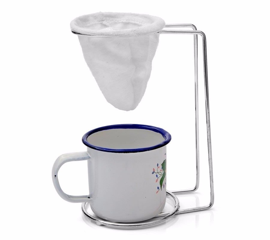 Coador de Café Individual Pano Teteu (s/ Xícara)