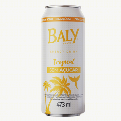 Energy Drink Baly Tropical Sugar Free 473ml