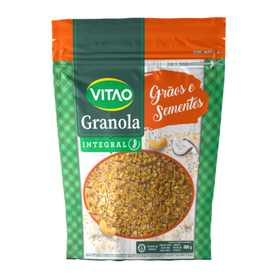 Granola Grãos E Semente Integral Vitao 800g