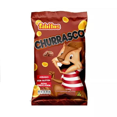 Salgadinho Assado Churrasco 90g Fabitos