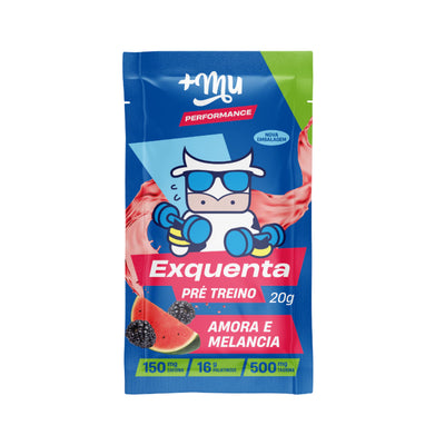 Exquenta Pré Treino Berry Watermelon Sache +MU 20g