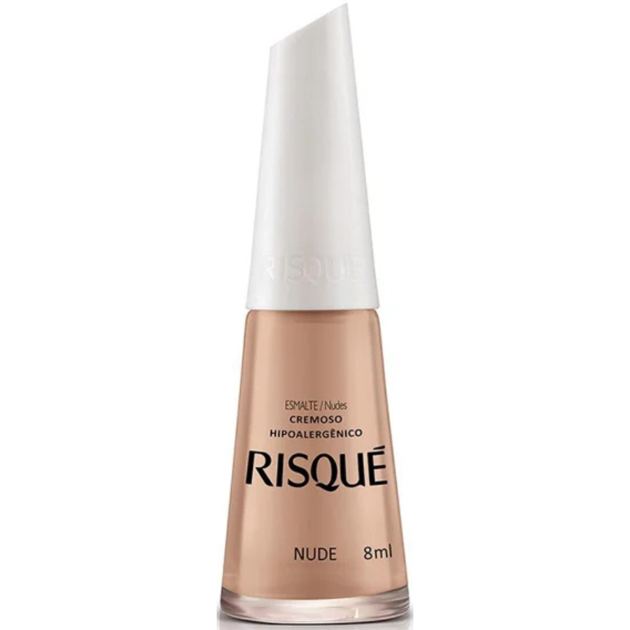 Nude Gold Metallic Effect Nail Polish 8ml - Risque