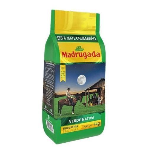 Erva Mate Chimarrão Madrugada Verde Nativa 1Kg - BR Emporio