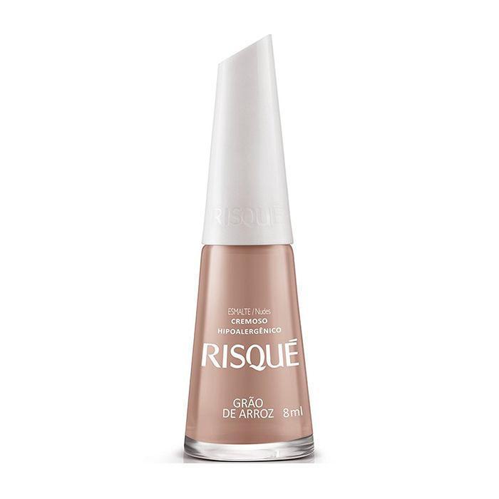 Esmalte Cremoso Grao de Arroz 8ml - Risque - BR Emporio
