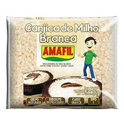 Canjica Branca Amafil 500g - BR Emporio