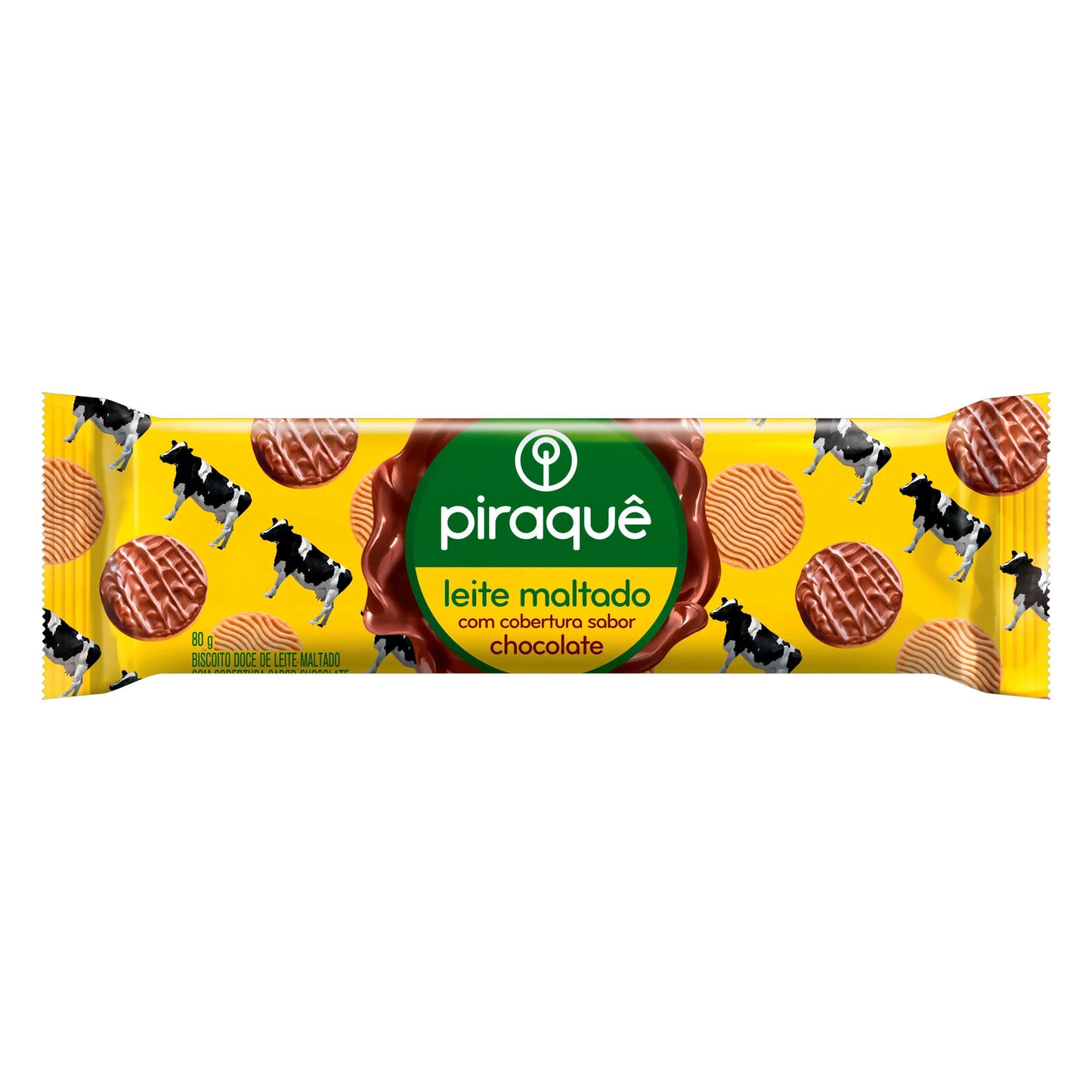 Piraquê Chocolate Malted Milk Biscuit 80g