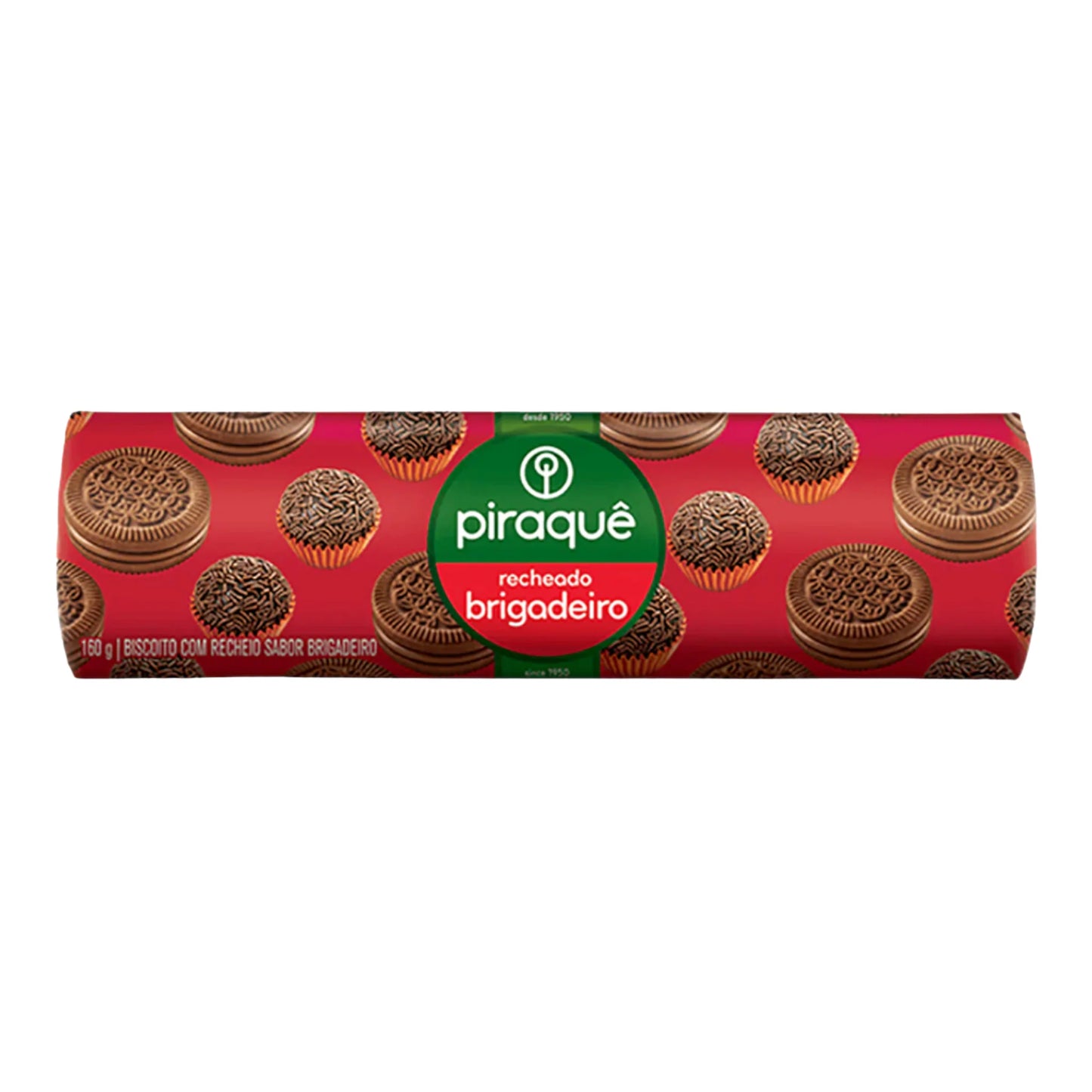 Biscoito Recheado Brigadeiro Piraquê 160g