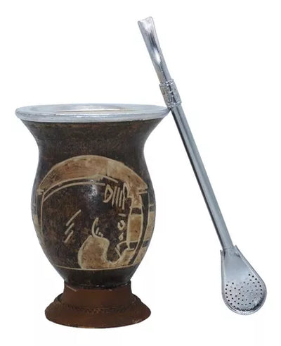 Chimarrão Mini Hammered Cup Kit