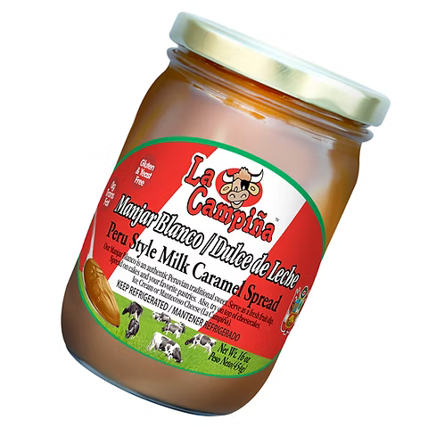 Manjar Branco Doce de Leite Vidro 425g La Campiña