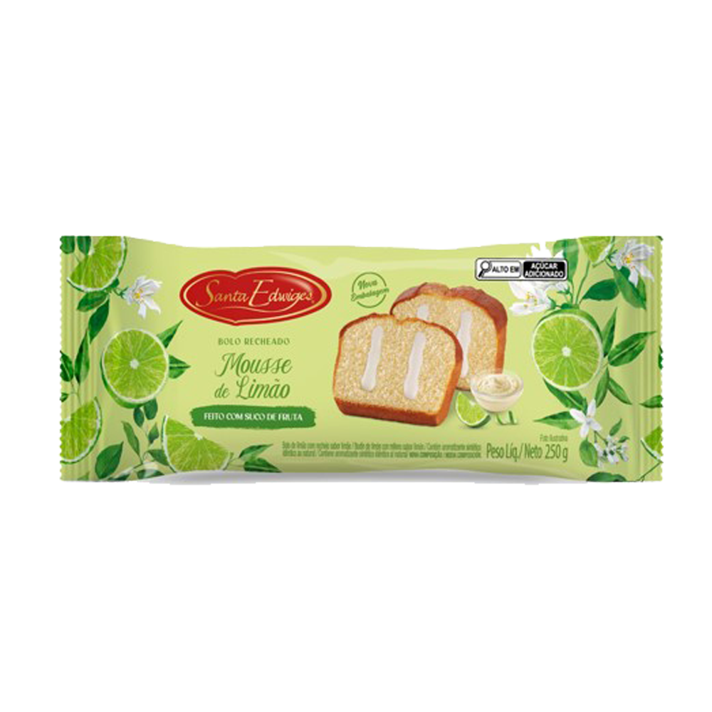 Bolo Mousse de Limão Santa Edwiges 250g