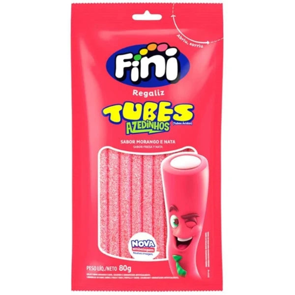 Fini Tubes Sour Strawberry 80g