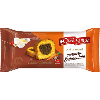 Bolo Café da Manhã Cenoura com Chocolate Casa Suíça 250g