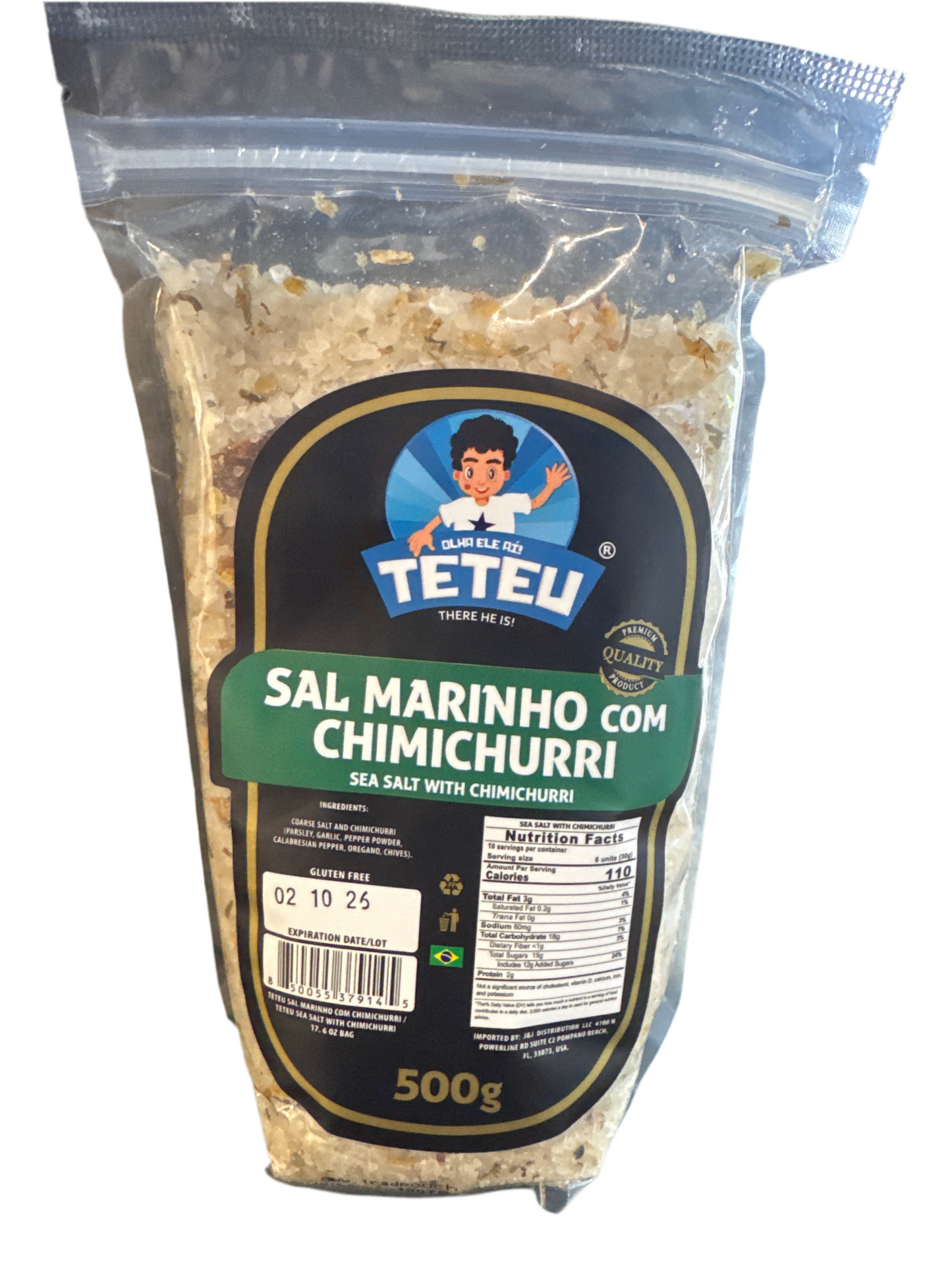 Sal Marinho Com Chimichurri Teteu 500g