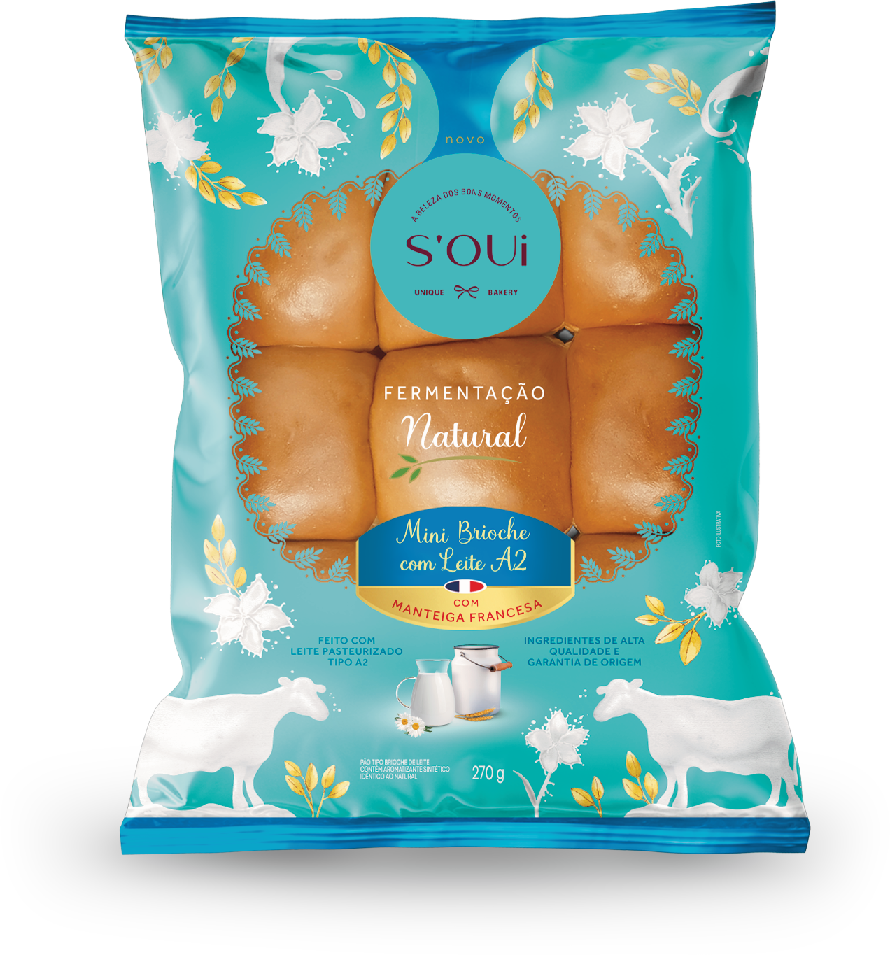 Brioche Mini Leite S'OUI 270g