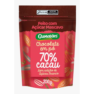 Chocolate em Pó Guimarães 70% 200g