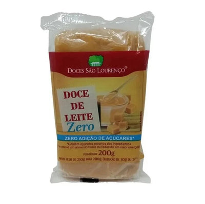 Doce de Leite Tablete sem açúcar São Lourenço 200g
