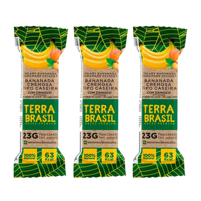 Terra Brasil Bananada Cremosa c/ Damasco Zero Acucar 23g