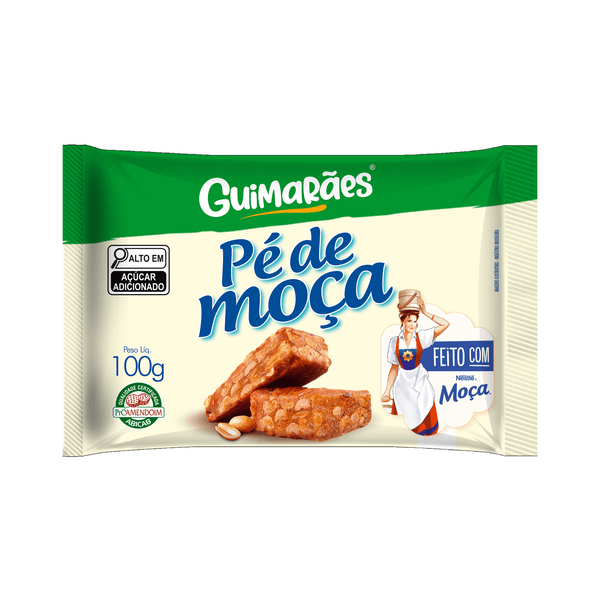 Pé de Moça Leite Moça  Guimarães 100g