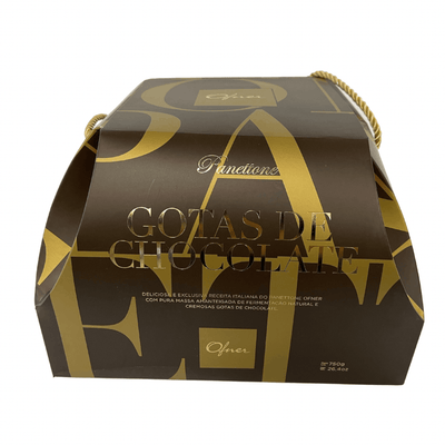 Panettone Ofner Genovese Chocolate Drops 700g - BR Emporio