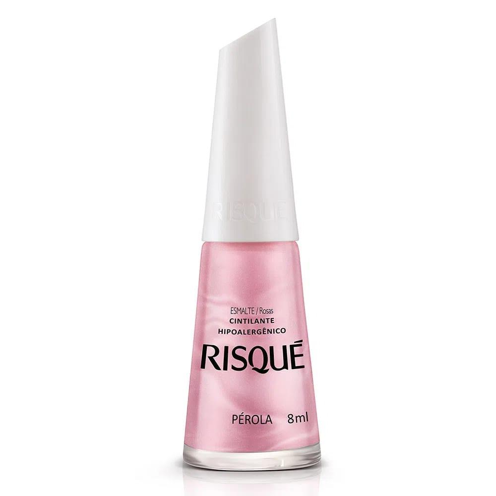 Risque Esmalte Cintilante Pérola 8ml - BR Emporio