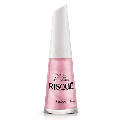 Risque Esmalte Cintilante Pérola 8ml - BR Emporio