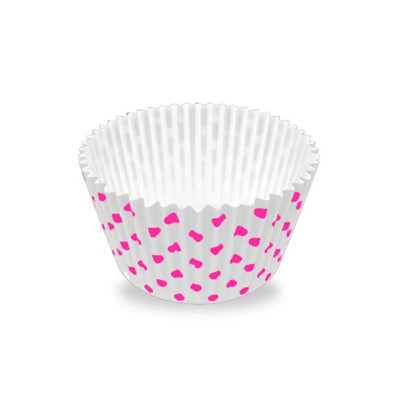 Forminha de Papel N#5 Bolinha Pink 100 un Vipel