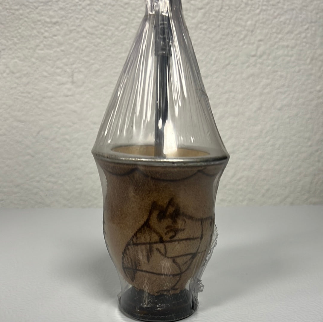 Chimarrão Mini Leather Cup Kit